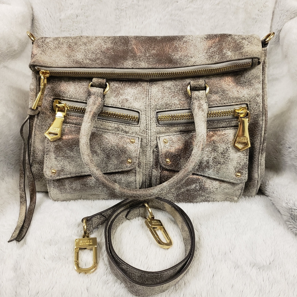 Aimee Kestenberg Soho Gunmetal Satchel